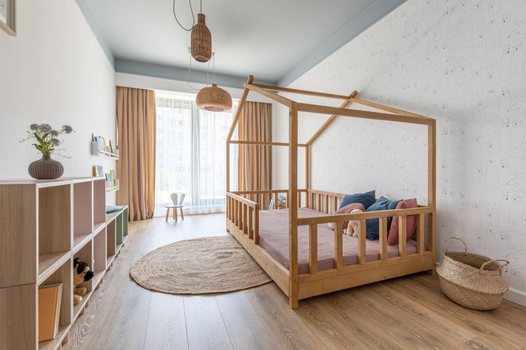 amenajare scandinava camera copil