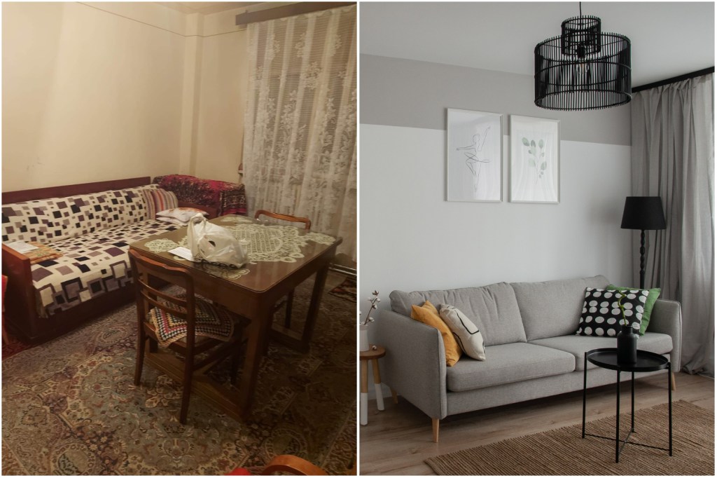 renovare apartament living