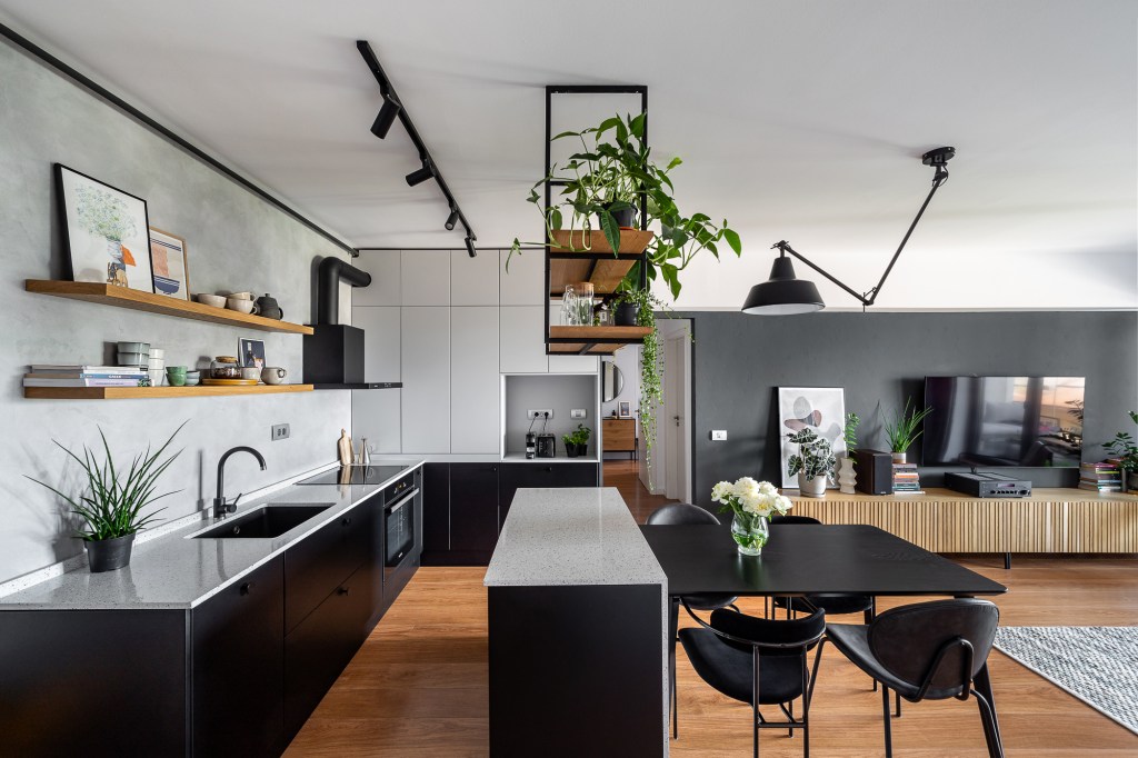 apartament în București bucătărie