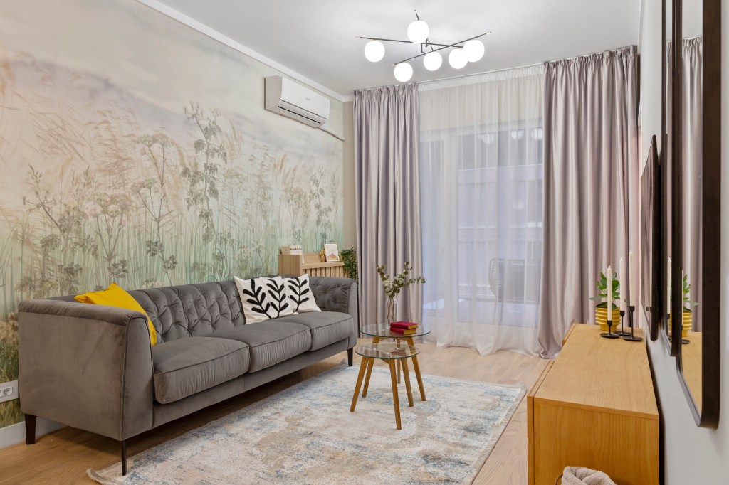 apartament cu camere înguste living