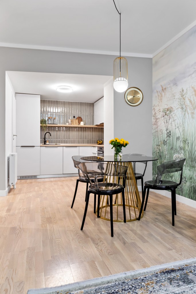 apartament cu camere înguste open space