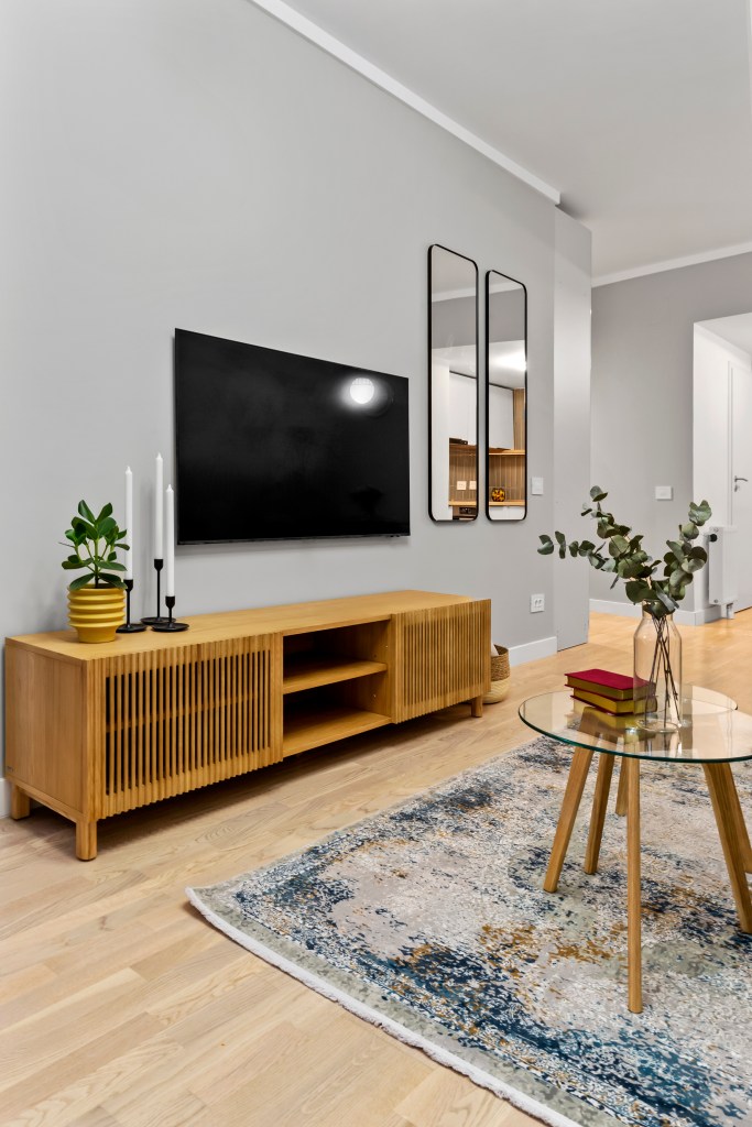 apartament cu camere înguste zonă media