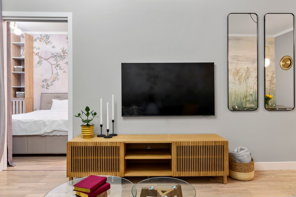 apartament cu camere înguste zonă media