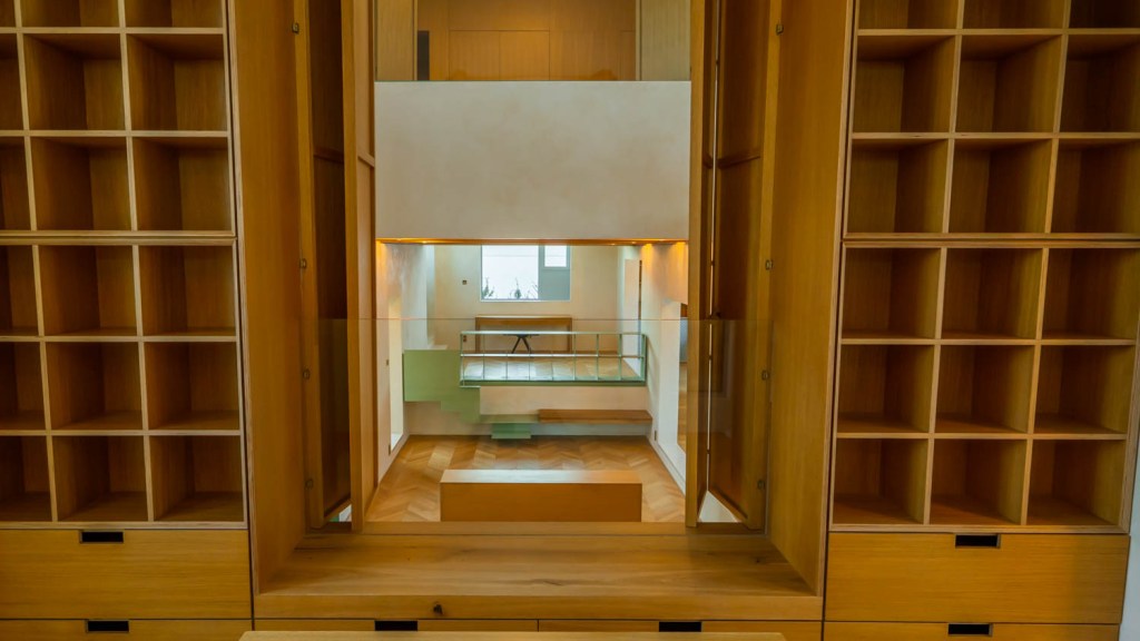 open space biblioteca living birou