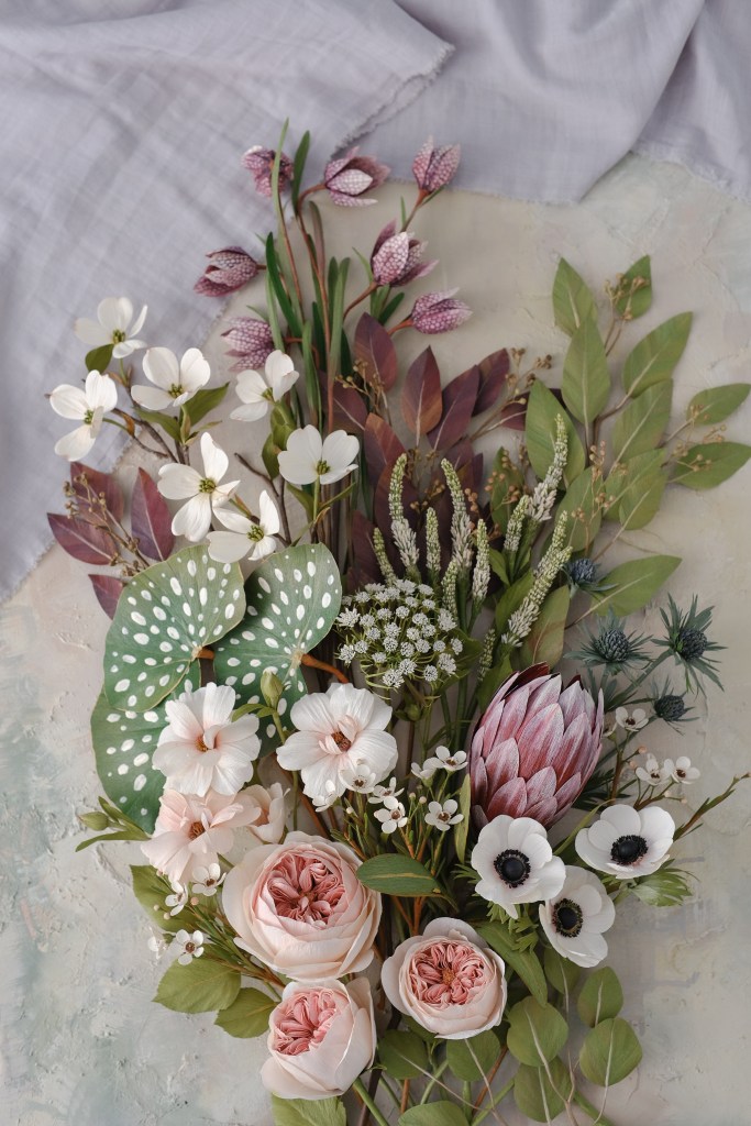 buchet flori de hârtie