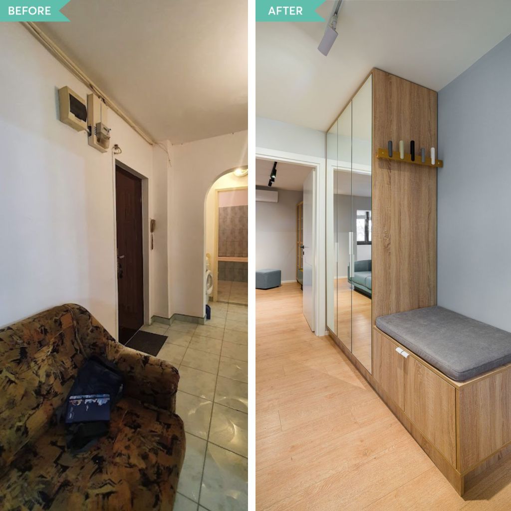 amenajare before and after hol