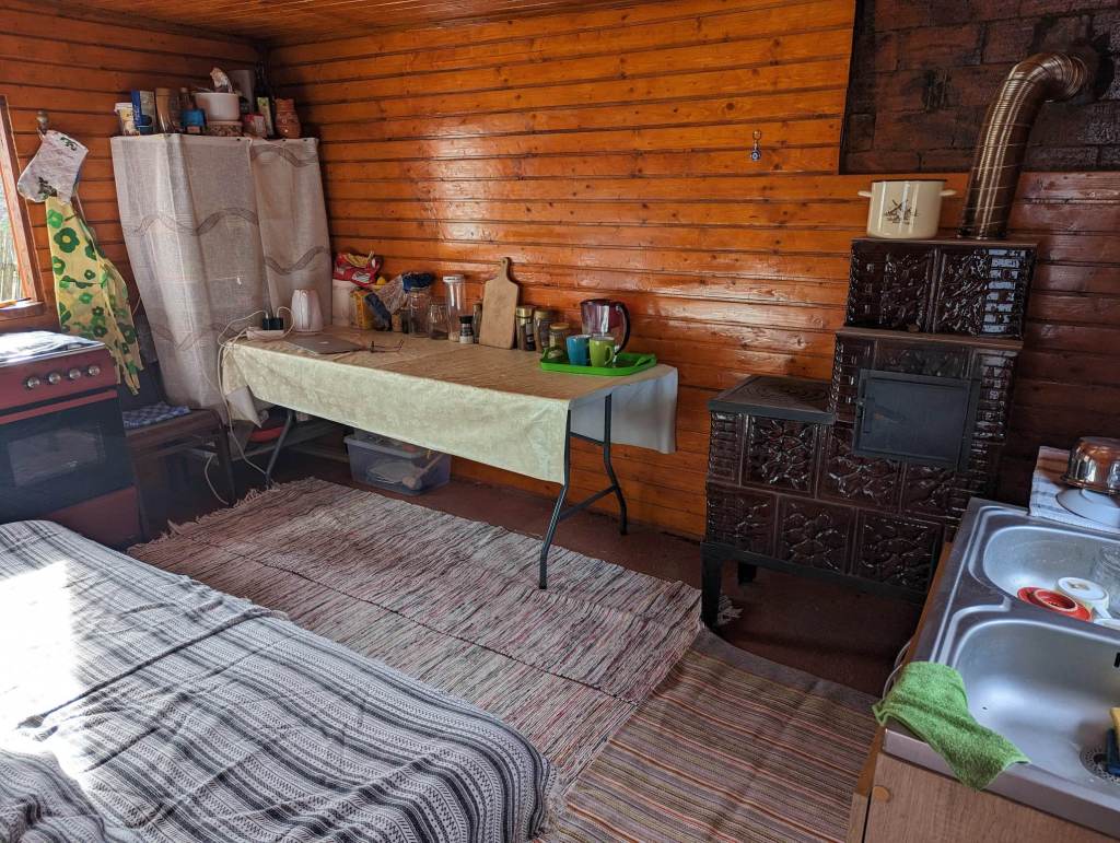 Andra și Adrian se simt în căsuță ca pe vremea bunicilor