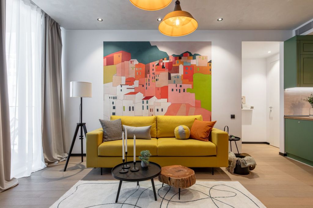 amenajare eclectica living
