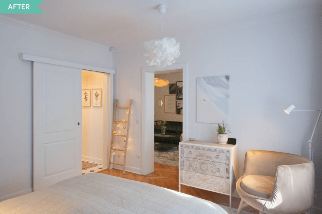 Before and after - dormitor - renovare apartament Targu Mures - Simona Ungurean (2)