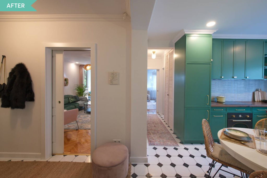 Bucatarie verde renovare apartament Targu Mures - Simona Ungurean (6)