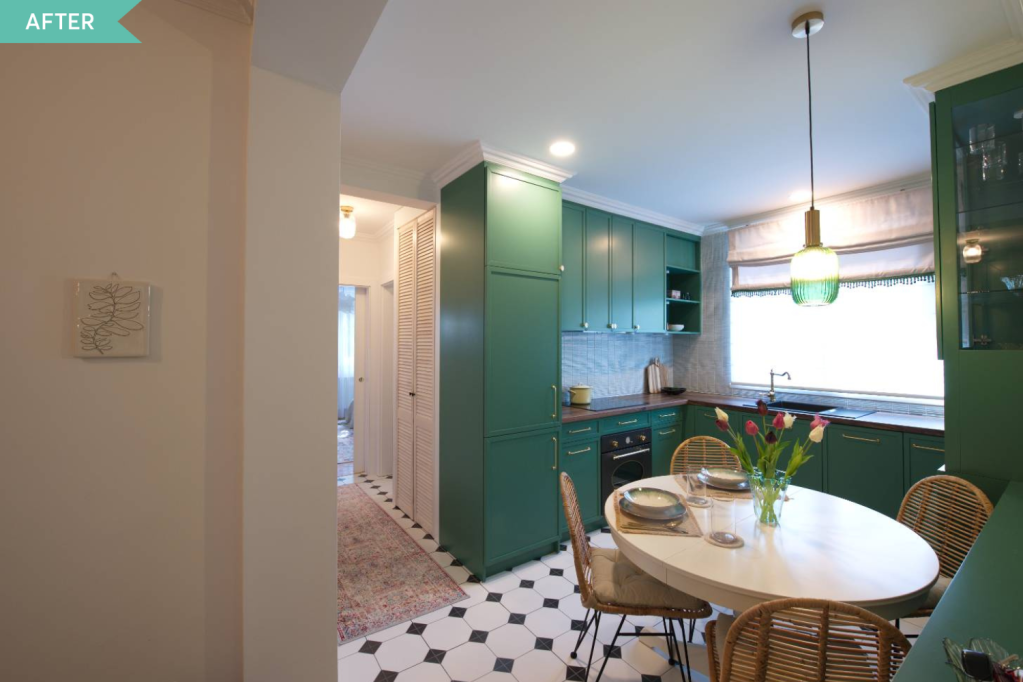 Bucatarie verde renovare apartament Targu Mures - Simona Ungurean (6)
