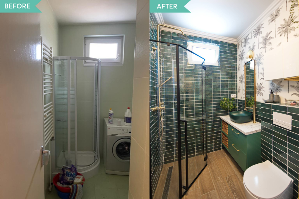 Before and after - renovare baie apartament Targu Mures - Simona Ungurean (1)