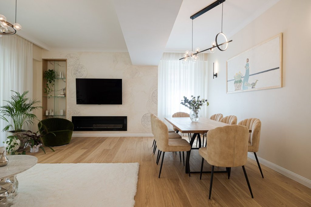 Amenajare living elegant dining vila Bucuresti - Spatiograf 3