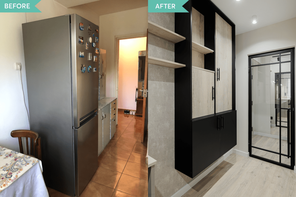 Renovare bucatarie apartament comunist Bucuresti - arh. Cristiana Zgripcea (1)