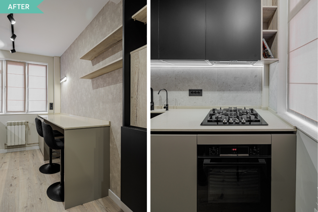 Renovare bucatarie apartament comunist Bucuresti - arh. Cristiana Zgripcea (1)