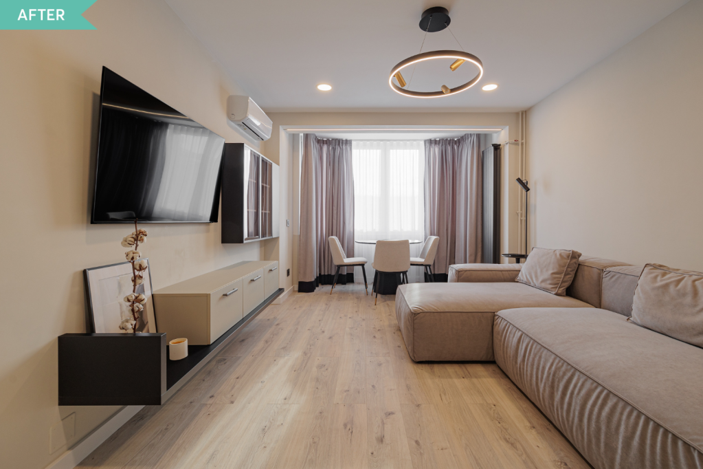Renovare living apartament comunist Bucuresti - arh. Cristiana Zgripcea (5)
