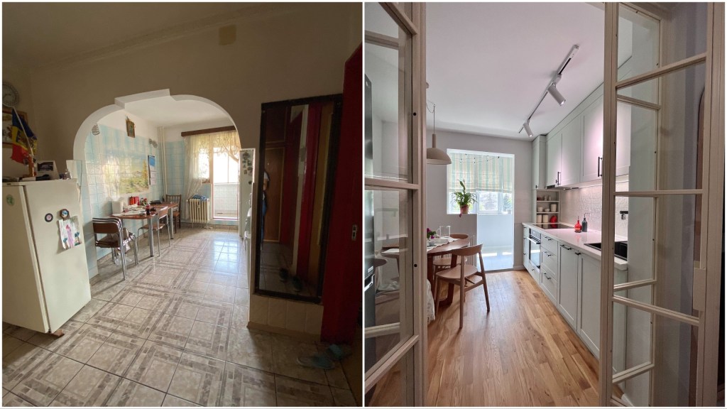 renovare apartament București bucătărie
