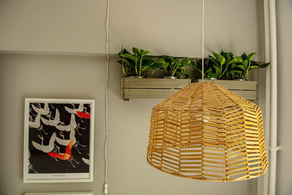 apartament cu două camere abajur