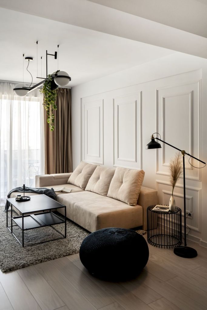 amenajare living contemporan clasic intento