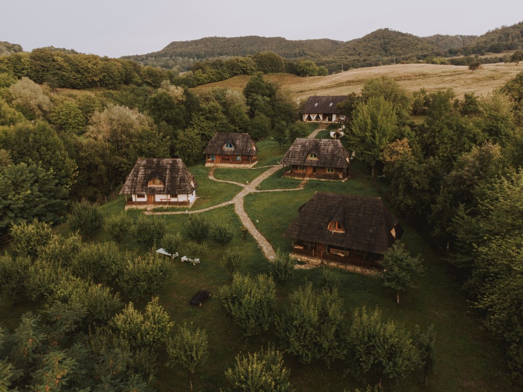 sat de vacanță panorama