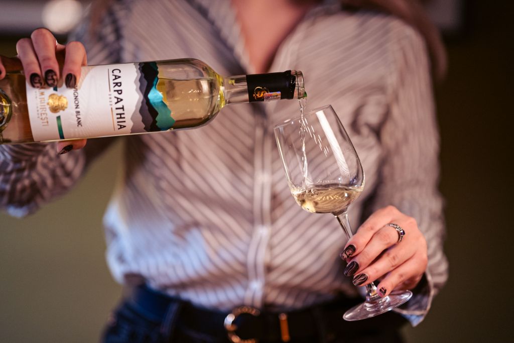 depozitare vin alb sauvignon blanc carpathia