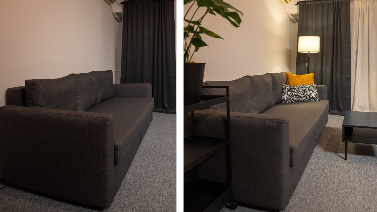 before after garsoniera lavinia