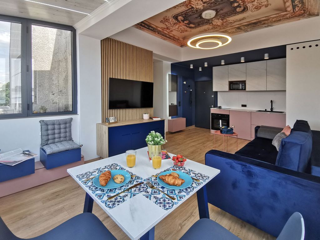 living open space dining studio