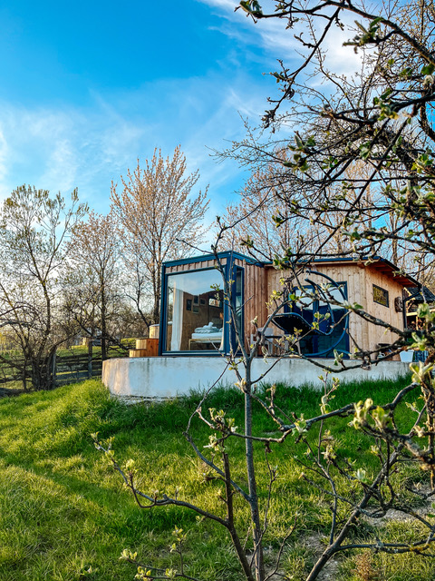 Tiny house-ul are o suprafață de doar 25 de metri pătrați