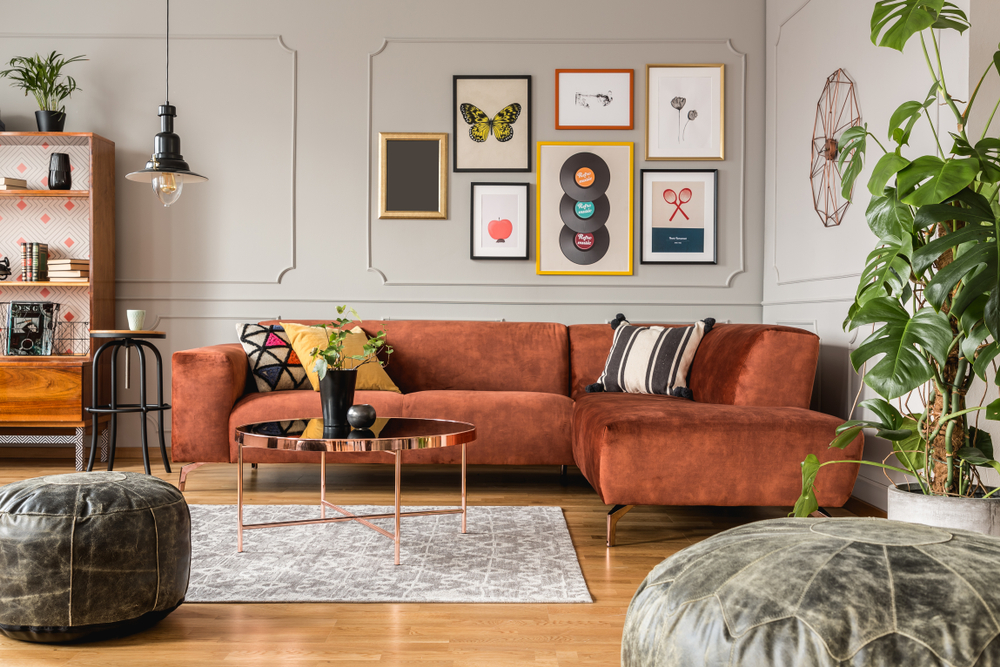 amenajare stil retro living 2024