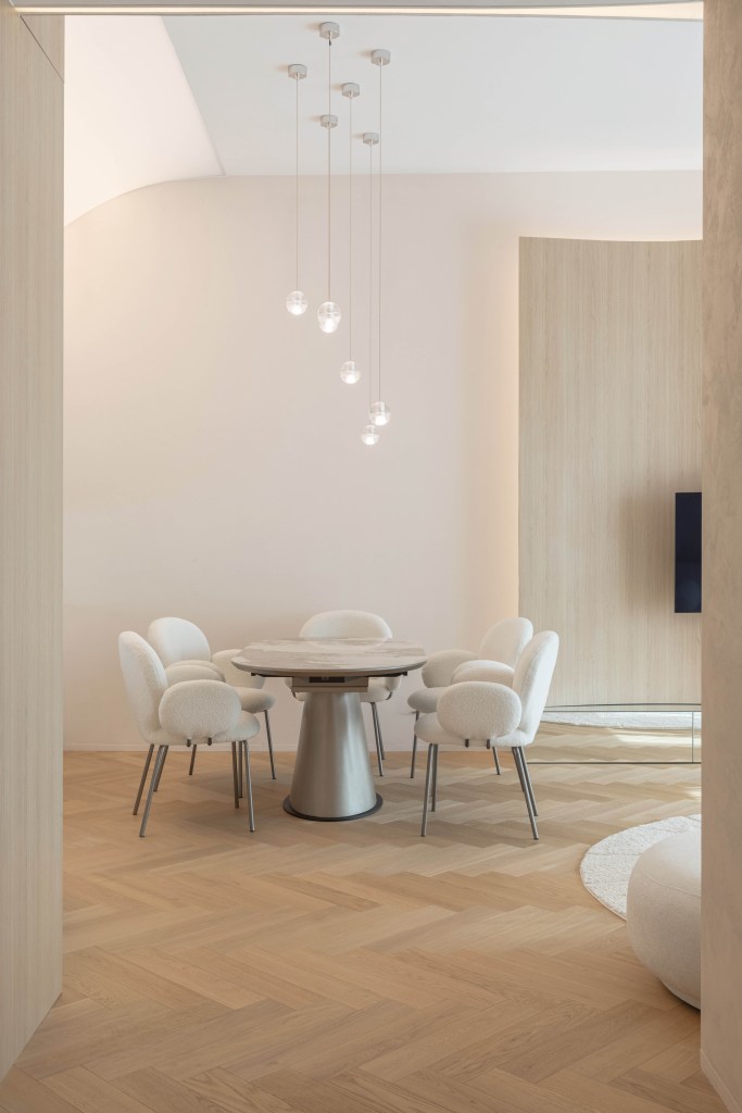 apartament stil japandi open space