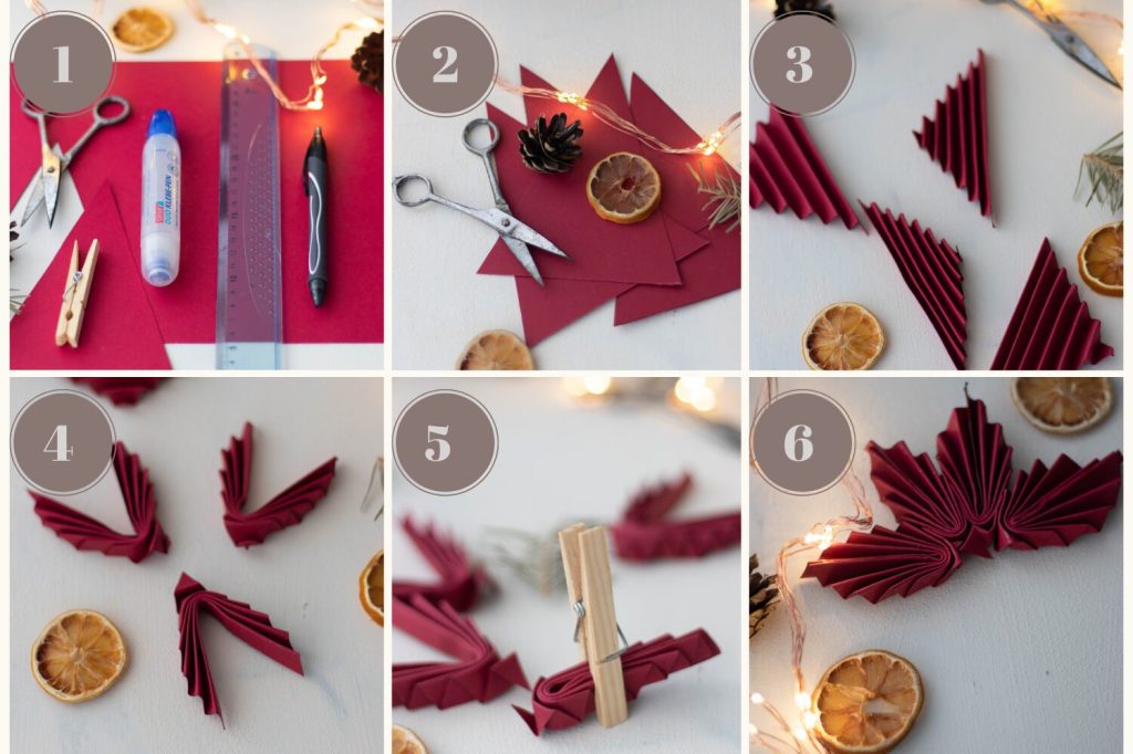 decorațiune Crăciun DIY hârtie cartonată