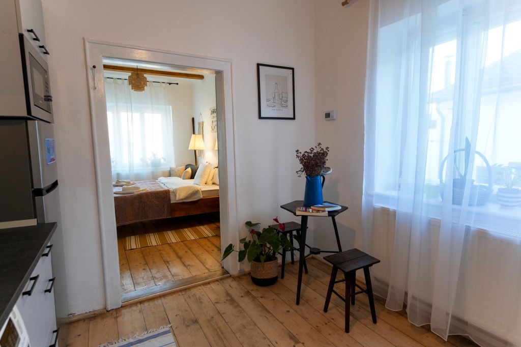 Albert Haus conține un apartament pentru turiști și un spațiu de activități pentru copiii din sat