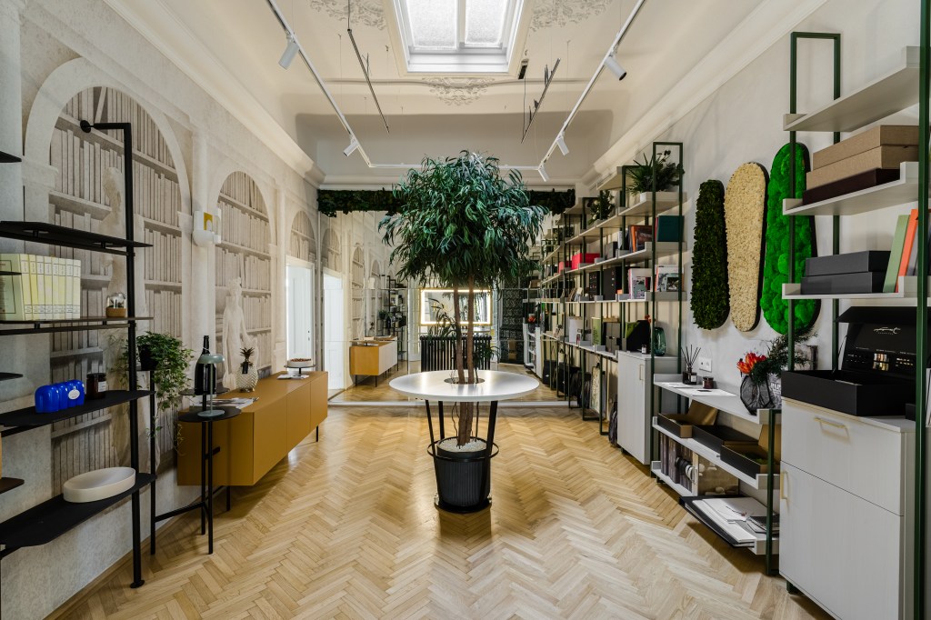 casă veche showroom Iconist