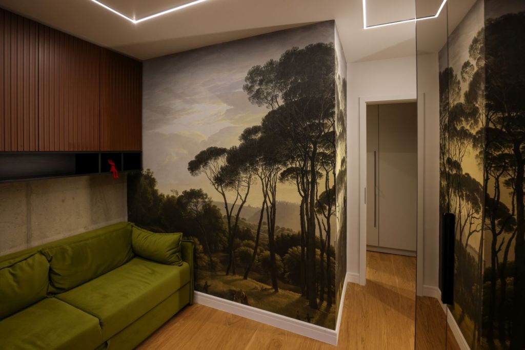 dressing tapet padure matrimoniala