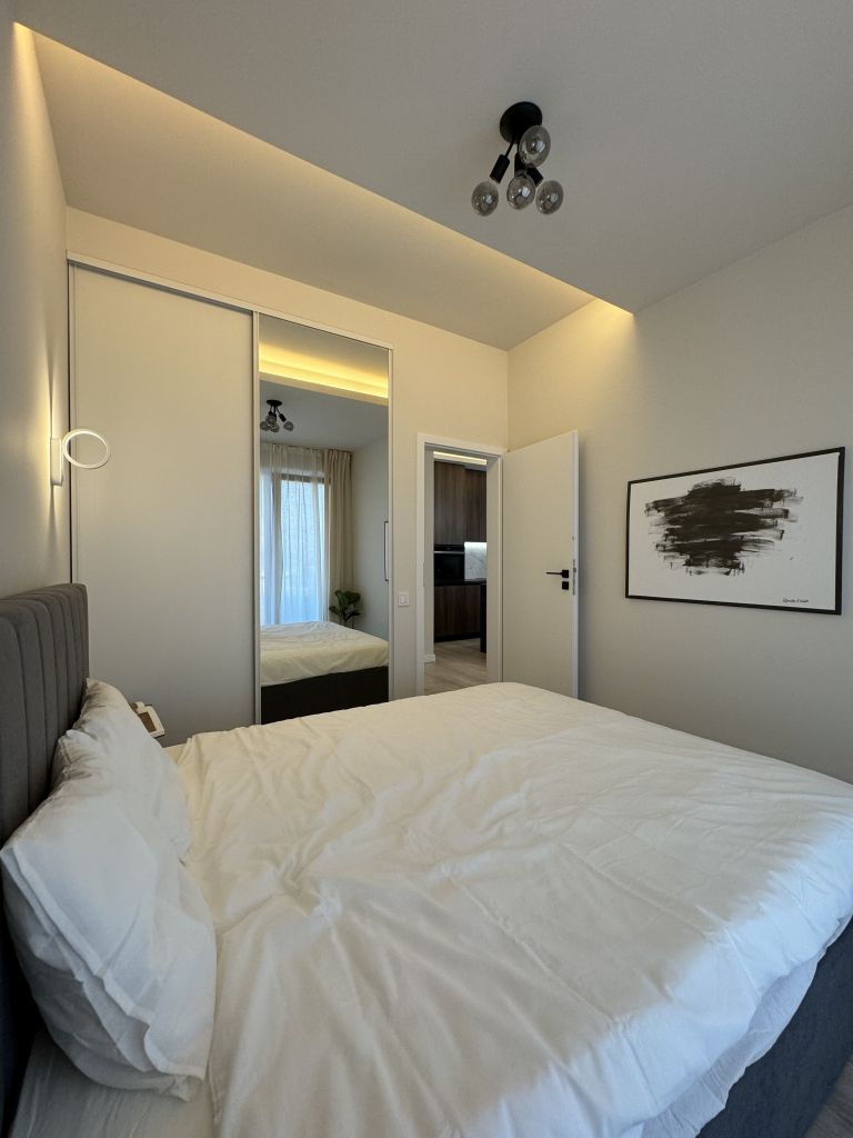 amenajare dormitor dressing cu usi glisante