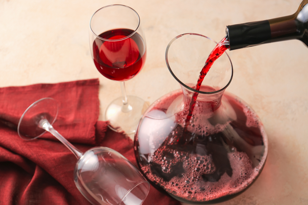 decantare vin rosu