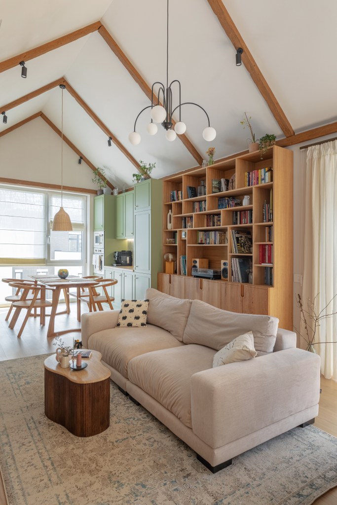 apartament rustic modern open space