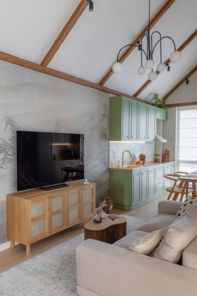 apartament rustic contemporan