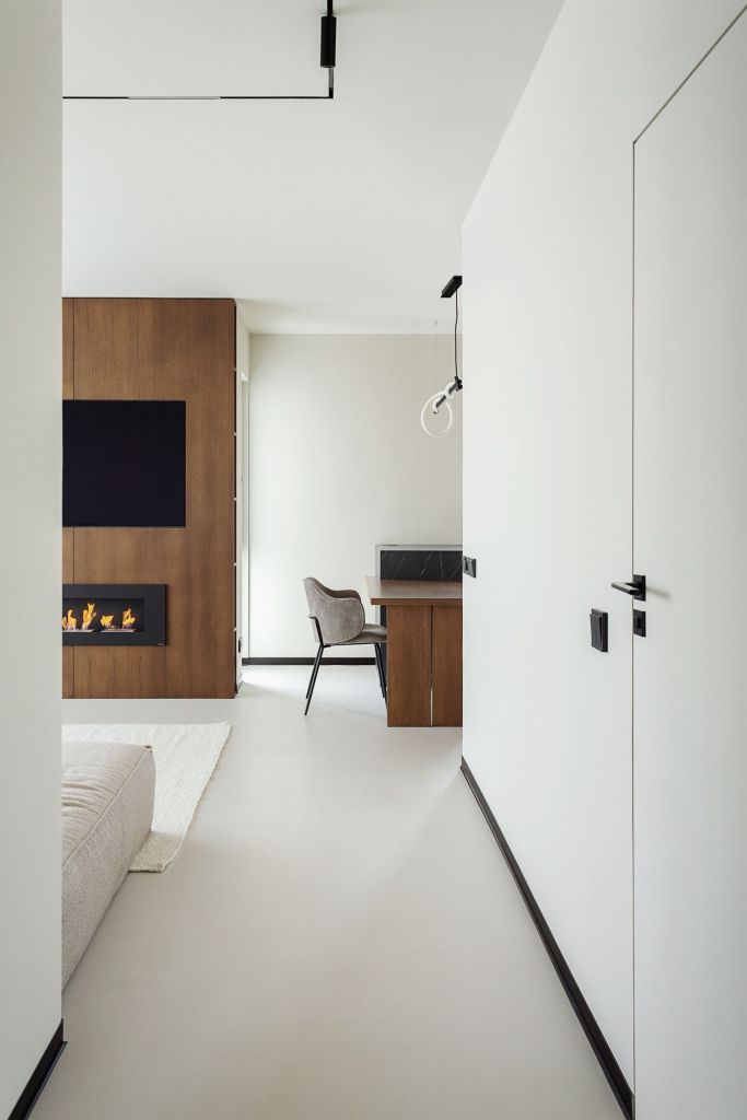 amenajare apartament cu design interior modern minimalist hol