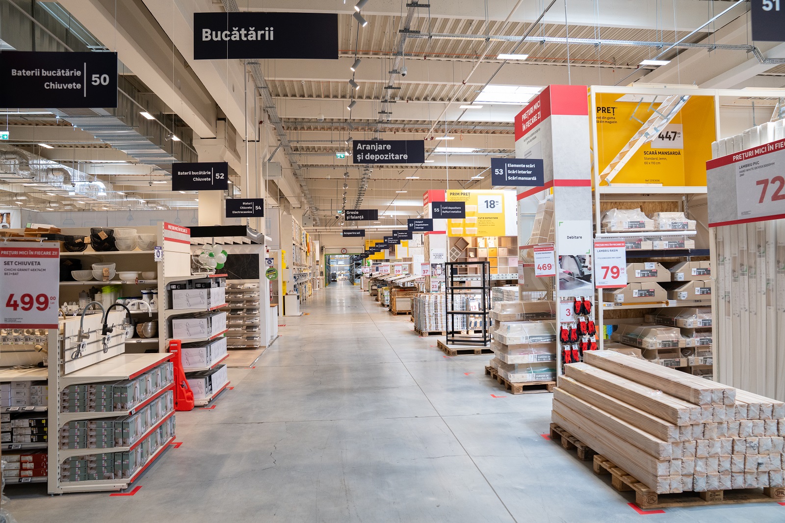 interior magazin Leroy Merlin Pantelimon