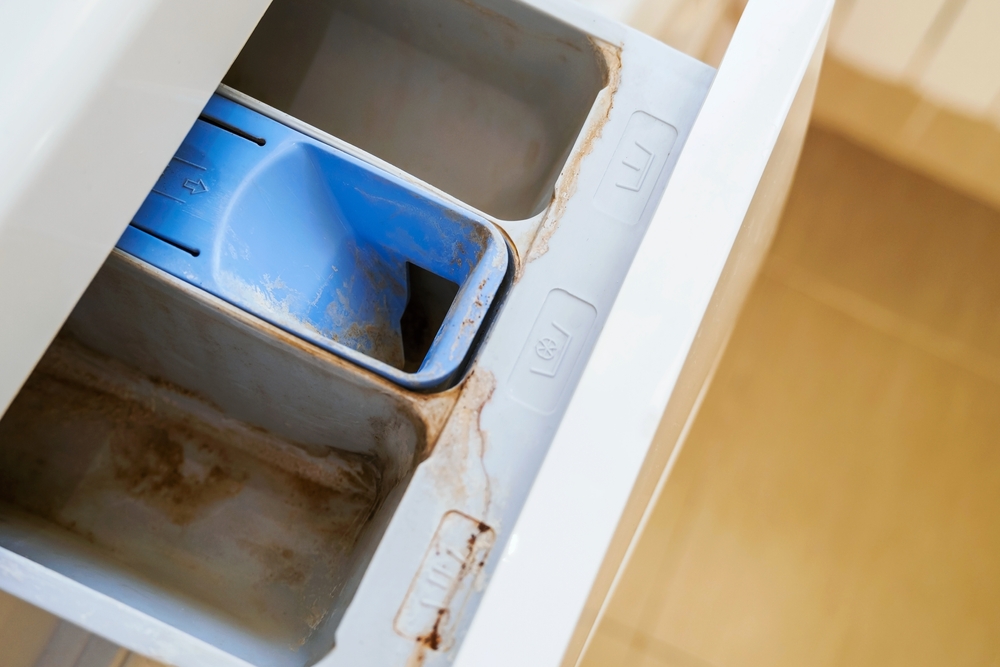 compartiment detergent si balsam murdar