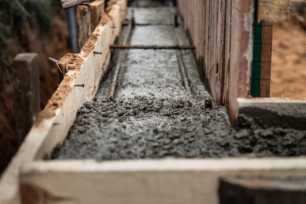 șapă gard nou turnare beton
