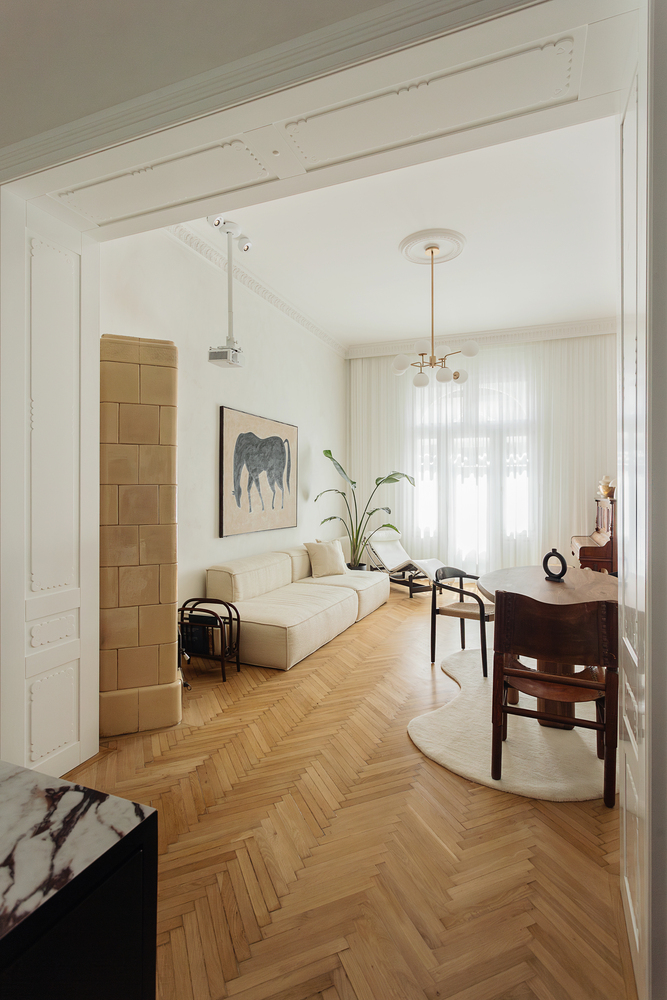 Apartamentul principal are o suprafață de aproximativ 82 de metri pătrați - FOTO: Andreea Iancu