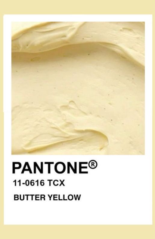 pantone butter yellow