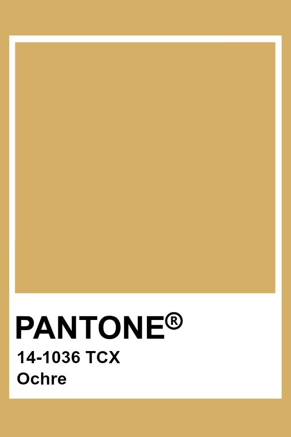 pantone ochre