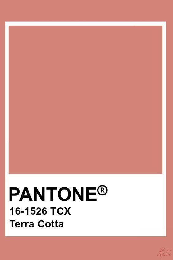 pantone terra cotta