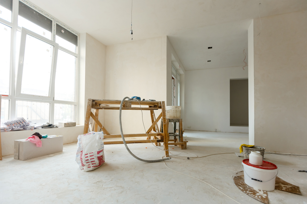 renovare apartament aflat in stadiul de proiect cu ustensile la vedere