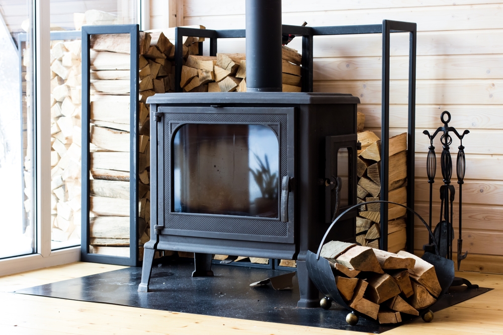 termosemineu pentru decor si incalzire cu lemne pentru casa