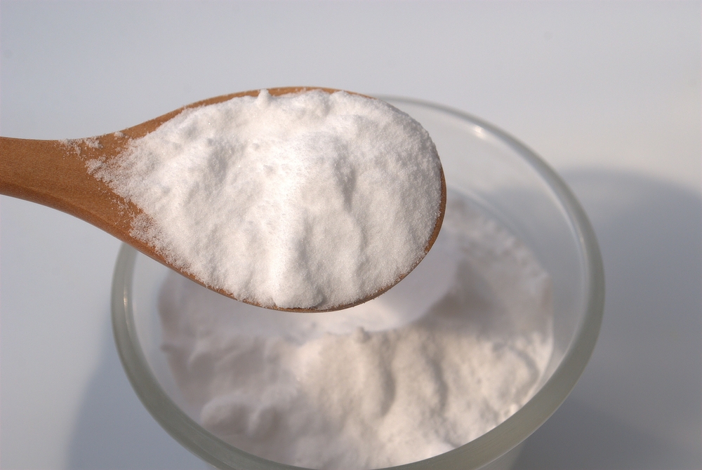 bicarbonat de sodiu pentru curățenie in lingura din borcan 