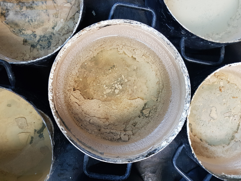 oale murdare cu depuneri de calcar soluții de curățare